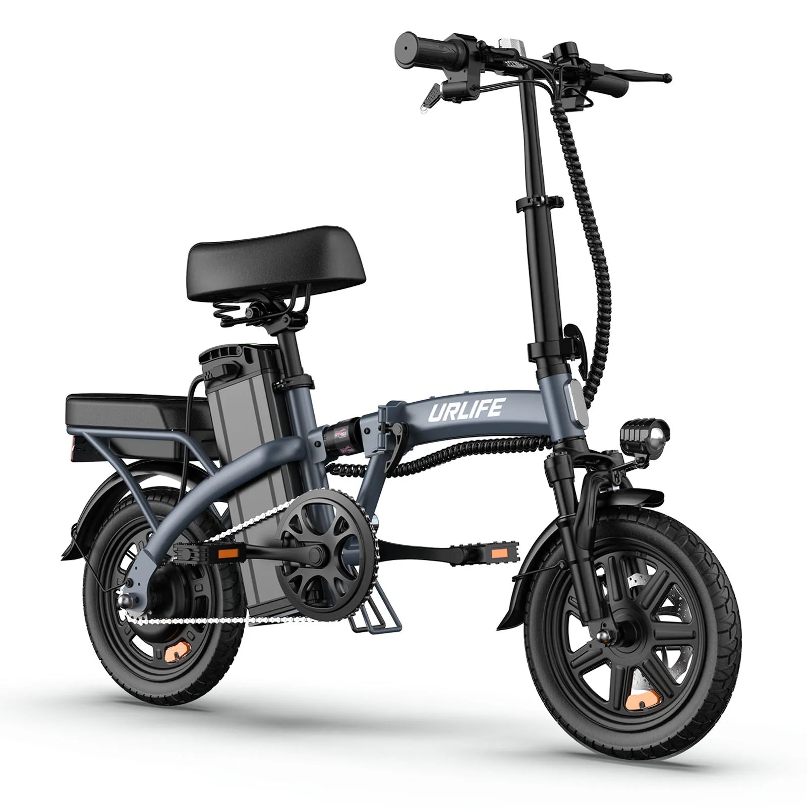 F1L 250W 48V 7.5Ah Foldable 14-Inch All-Terrain Fat Tire E-Mountain Bike